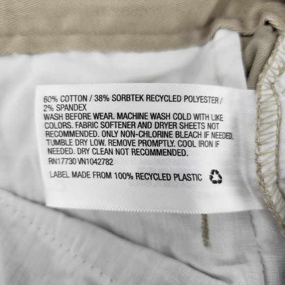 NWT Cat & Jack Boys School Uniform Pants Size 8 Husky - Four Pack Vintage Khaki - Picture 5 of 8